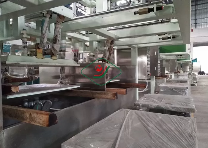 Stații de lucru duble Mașină de fabricat tăvi de turnare a pastei de hârtie alternativă-02 (3)
