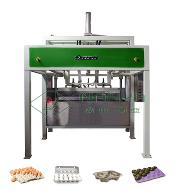 Macchina semi-automatica per a fabbricazione di vassoi d'ova in pasta di carta-02